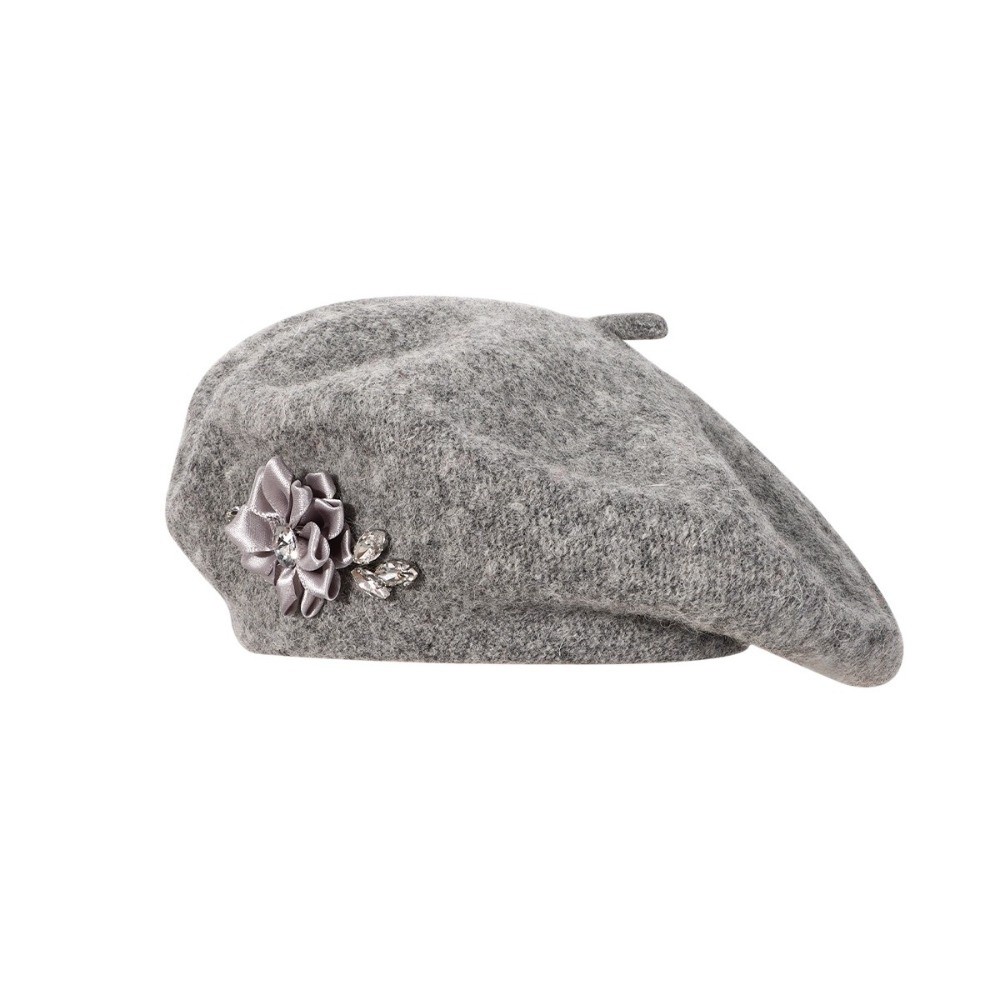 Винтажный однотонный шерстяной – обзор и цена Beret French Wool